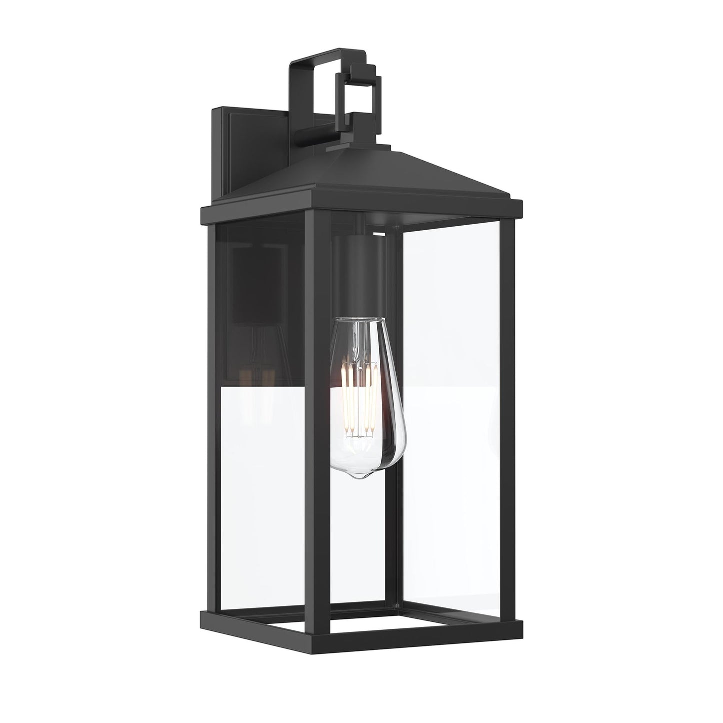 Progress Lighting P560406-31M Cantley 1 Light 16 inch Matte Black Outdoor Wall Lantern