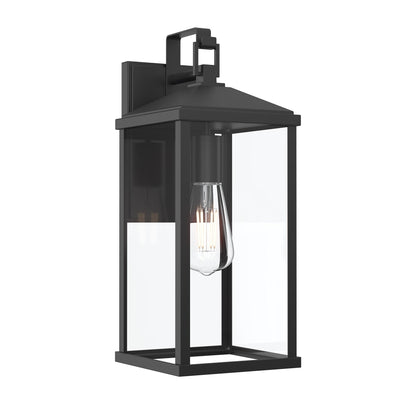 Progress Lighting P560406-31M Cantley 1 Light 16 inch Matte Black Outdoor Wall Lantern