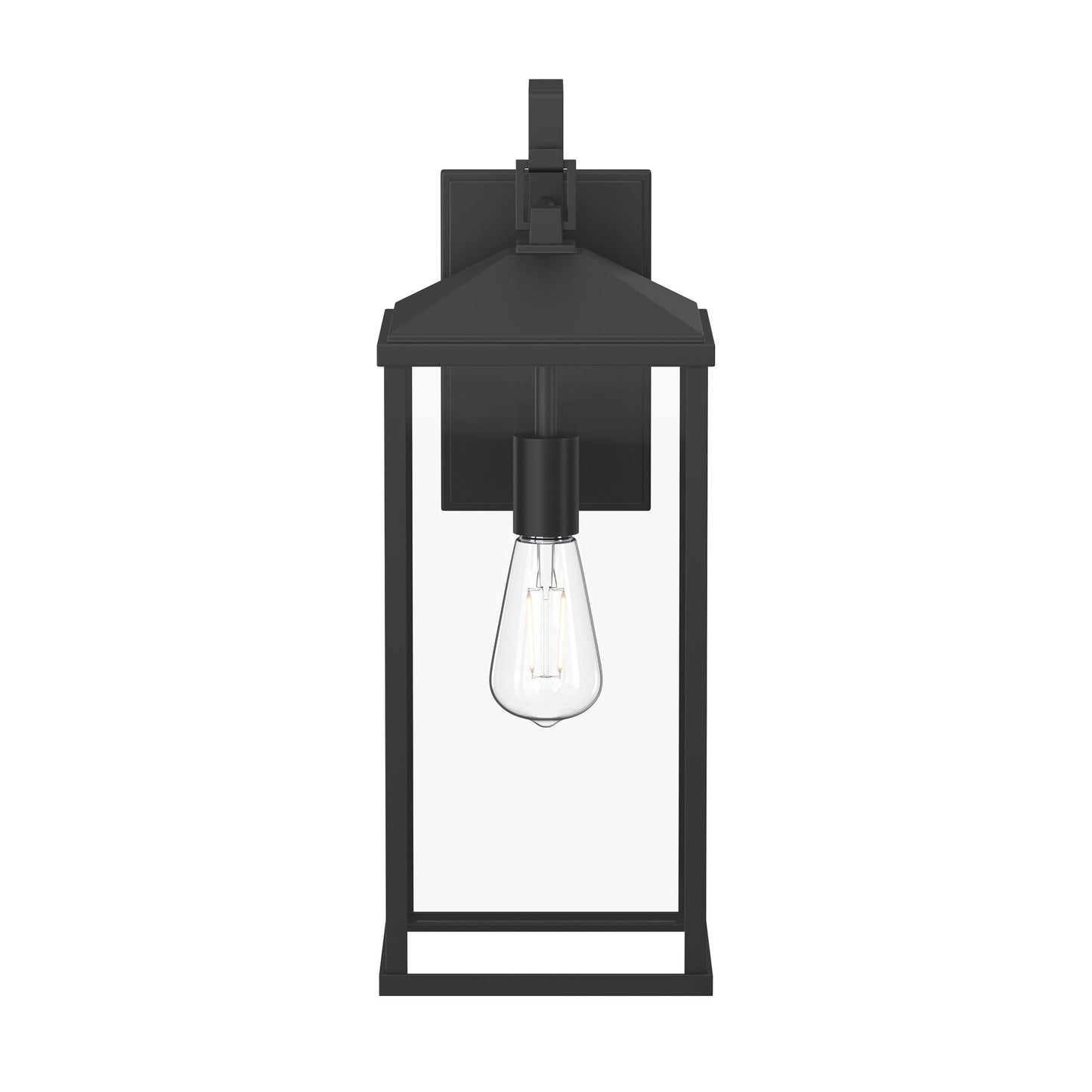 Progress Lighting P560407-31M Cantley 1 Light 20 Inch Matte Black Outdoor Wall Lantern
