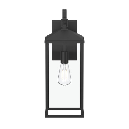 Progress Lighting P560407-31M Cantley 1 Light 20 Inch Matte Black Outdoor Wall Lantern