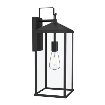 Progress Lighting P560407-31M Cantley 1 Light 20 Inch Matte Black Outdoor Wall Lantern