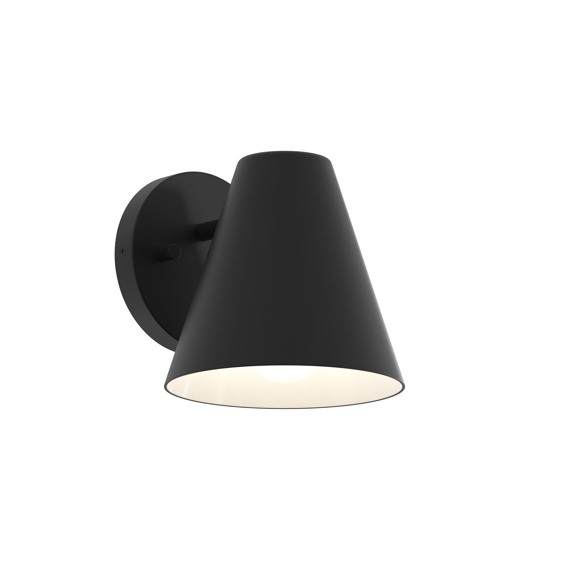 Progress Lighting P560408-31M Mik 1 Light Matte Black Outdoor Wall Light