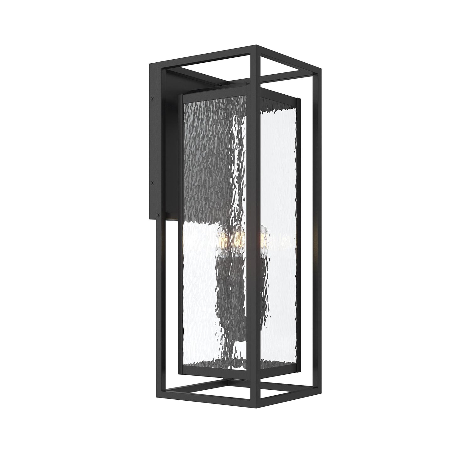 Progress Lighting P560412-031 Shaw 3 Light 25 inch Textured Black Outdoor Wall Lantern - Main Product Image
