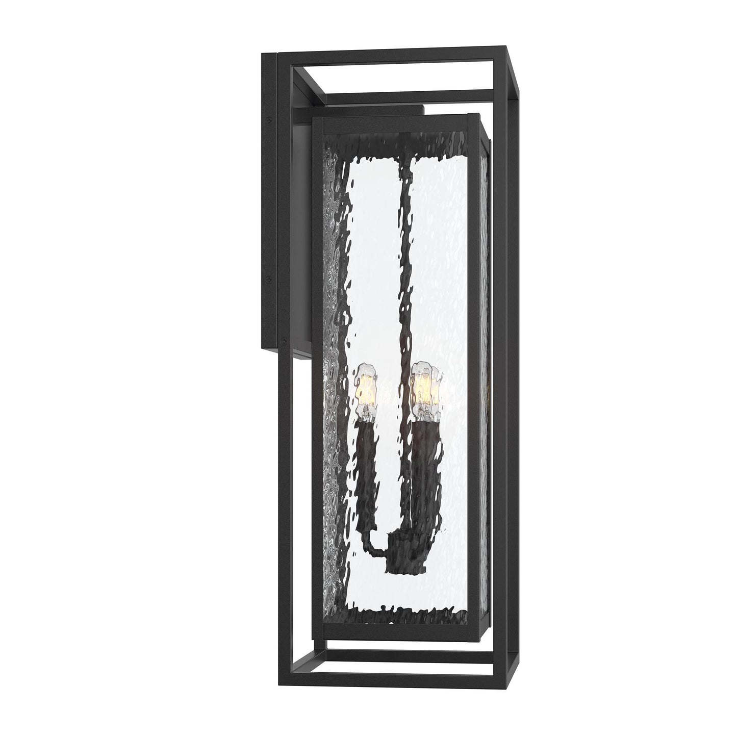 Progress Lighting P560412-031 Shaw 3 Light Textured Black Outdoor Wall Lantern - Additional View