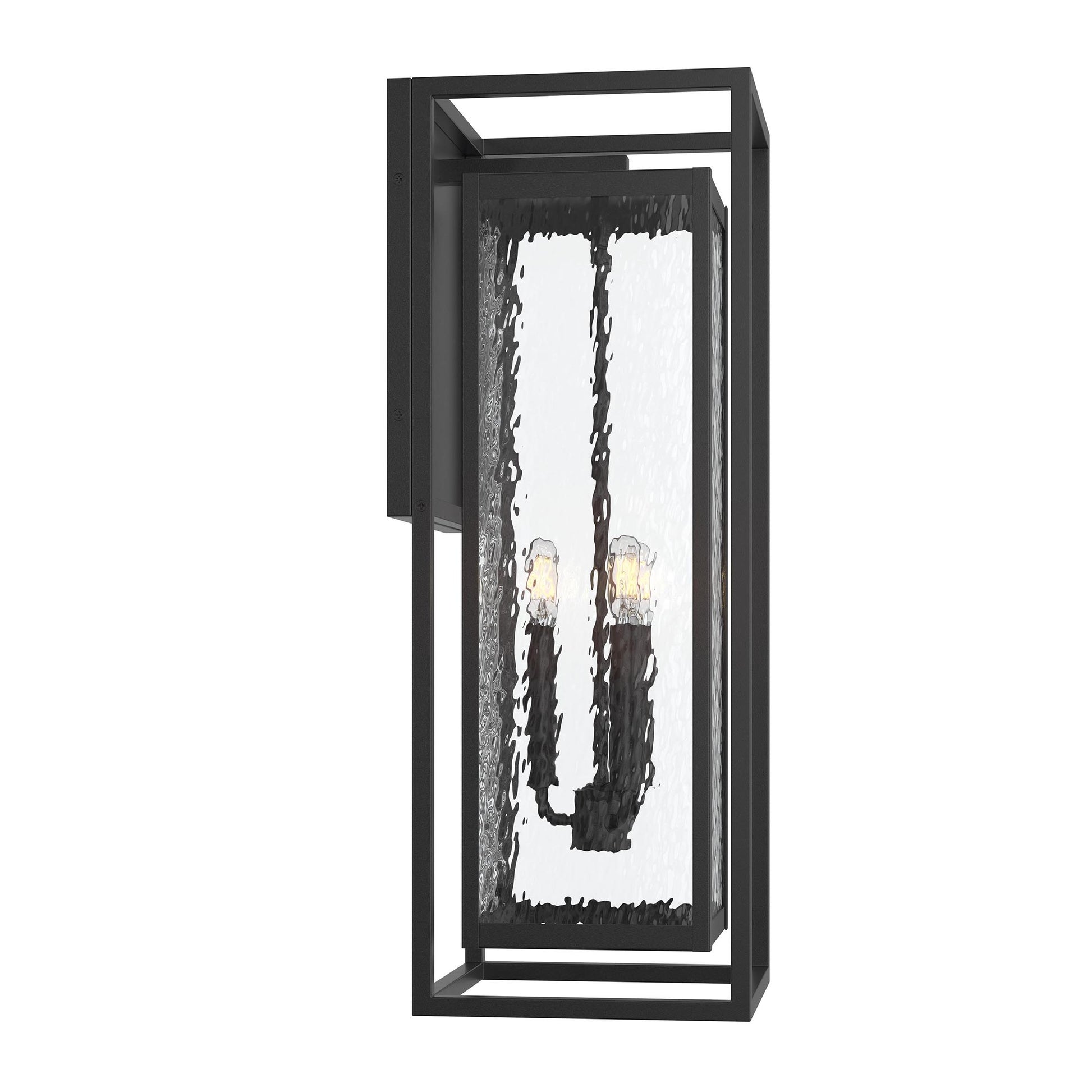 Progress Lighting P560412-031 Shaw 3 Light Textured Black Outdoor Wall Lantern - Additional View