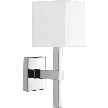 Progress Lighting P710016-015 Metro 1 Light Polished Chrome Wall Sconce - Product View