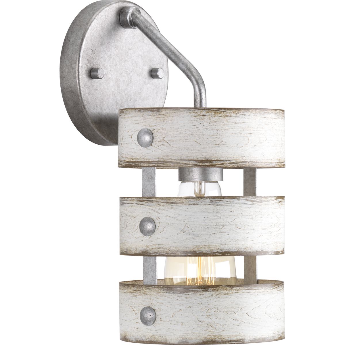 Progress Lighting P710031-141 Gulliver 1 Light Galvanized Finish Wall Sconce - product view