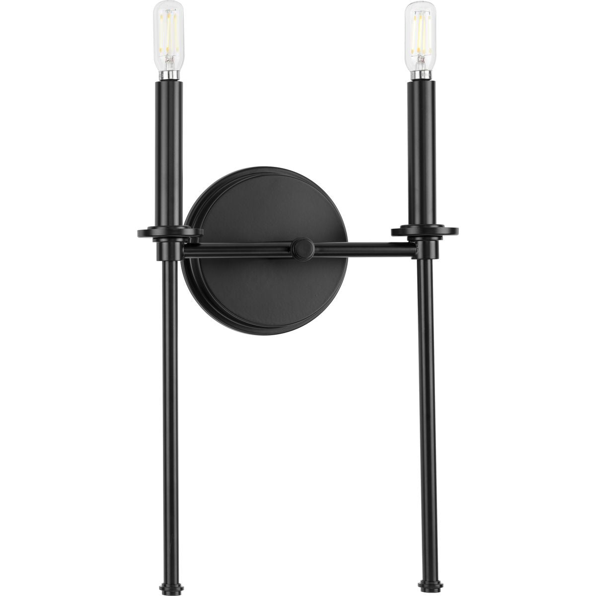 Progress Lighting P710107-31M Elara 2 Light Matte Black Wall Bracket