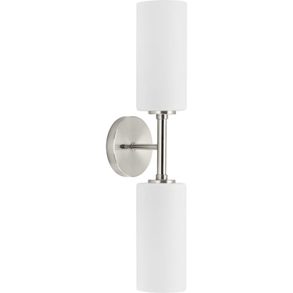 Progress Lighting P710116-009 Cofield 2 light brushed nickel wall bracket