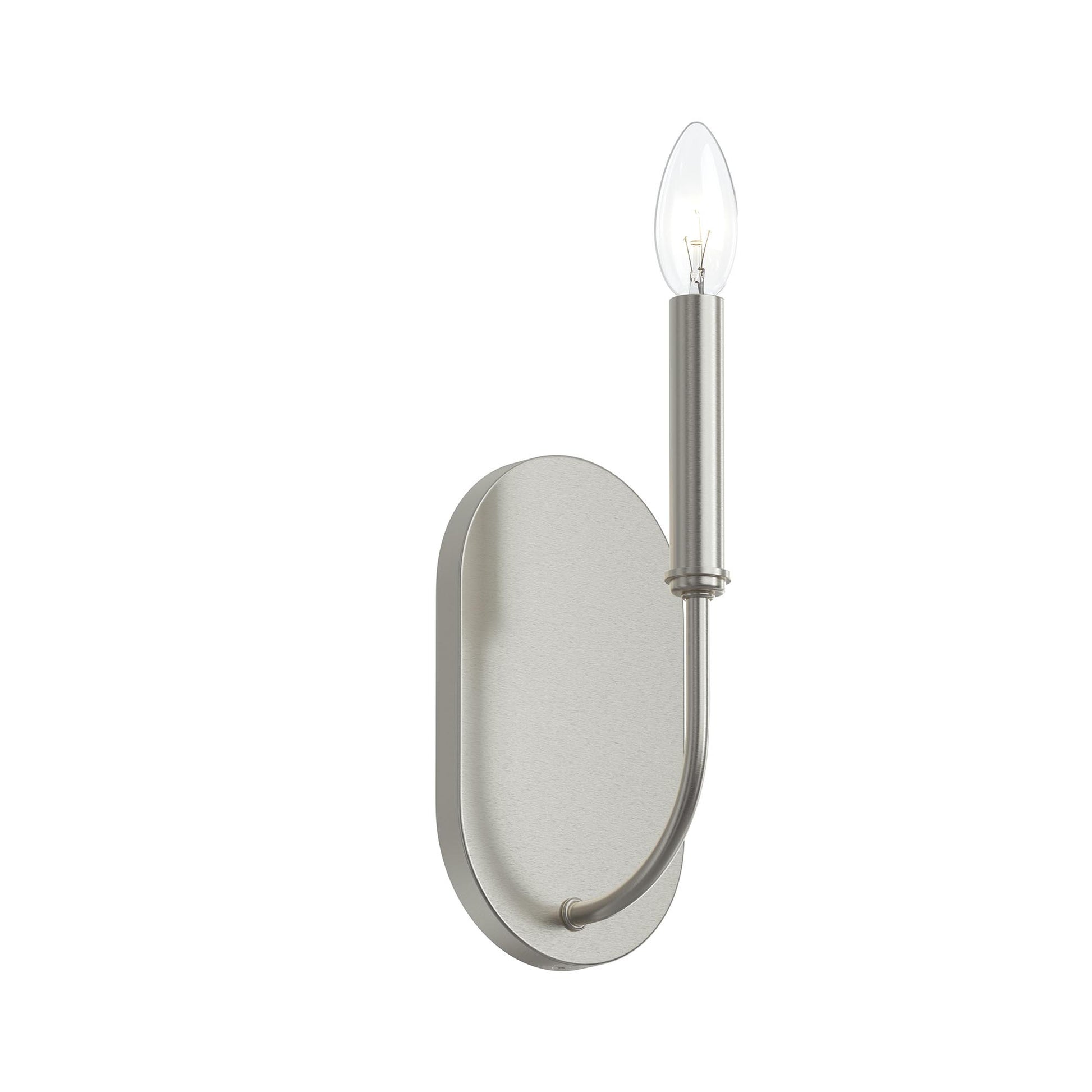 Progress Lighting P710153-009 Reines 1 Light Brushed Nickel Wall Sconce - Main Product Image