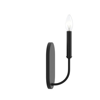 Progress Lighting P710153-31M Reines 1 Light 10 inch Matte Black Wall Sconce