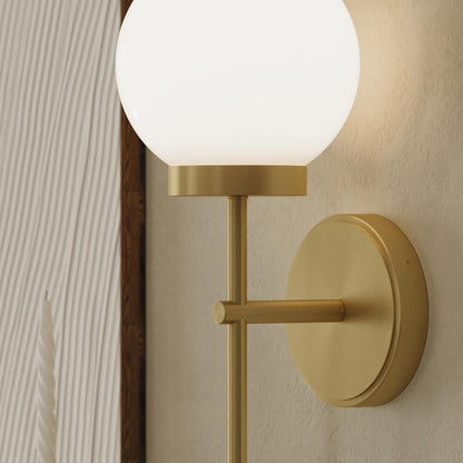 Progress Lighting P710157-191 Rigsby Brushed Gold Wall Sconce - Detail Close-Up