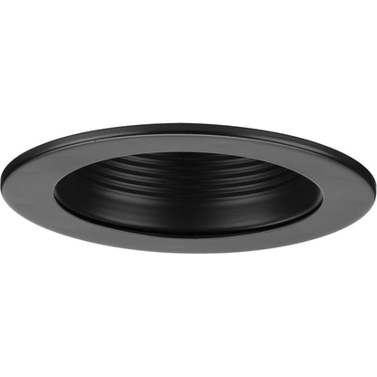 Progress Lighting P804000-020 4 inch recessed step baffle trim in antique bronze
