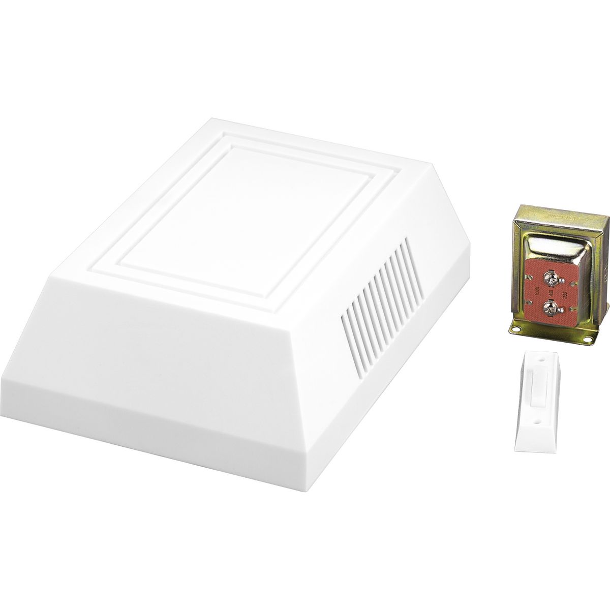 Progress Lighting PC001-30 Door Chimes 1-Chime Kit with 10W Transformer White