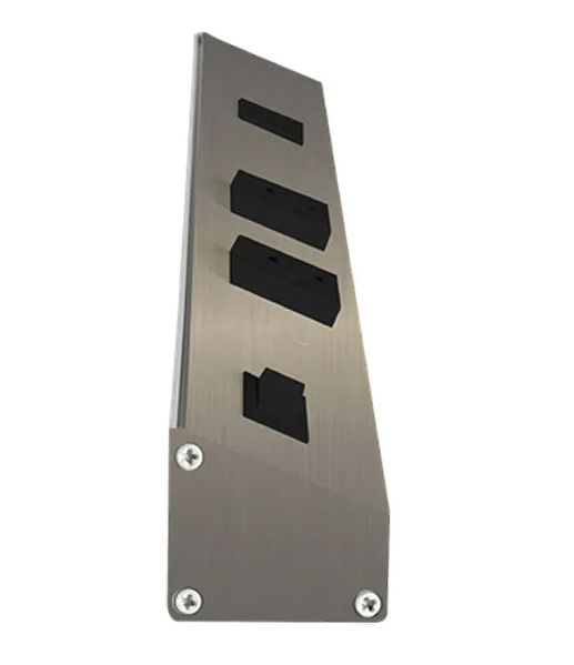 Westgate PSA-30-3R-2U-BN Angled Power Strip with Power & USB Receptacles