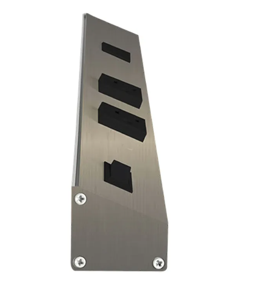 Westgate PSA-42-4R-2U-BN Angled Power Strip with Power & USB Receptacles