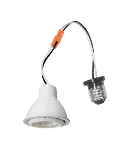 Elco Lighting PSA34-40 LED MR16 with Quick Connect Lamps with Medium Base Socket, Color Temperature 4000K, Lumens 500 lm, Dimmable