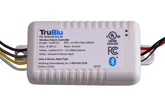 Eiko PSC-WCM-50-BLE-SR Wireless Fixture Controller, Voltage 12-24V, 0-10V, White