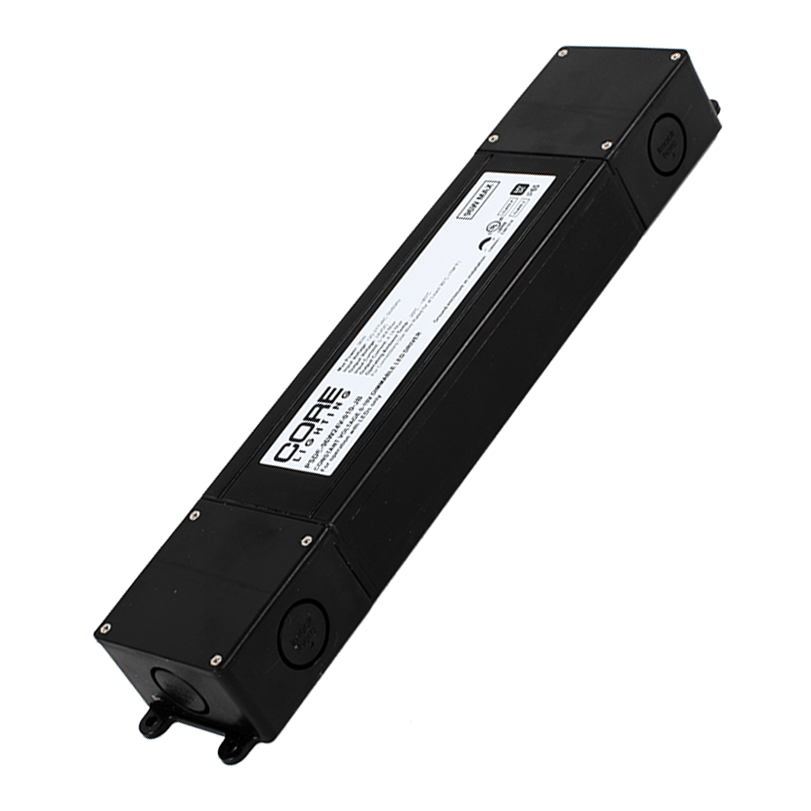 Core Lighting PSDE-60W-24V-010-JB-BAA 0-10V 60W Dimmable Driver- Junction Box, 24V DC, 120-277VAC