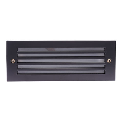 Elco Lighting PST1B Brick Grill Faceplate Replacement, Black Finish