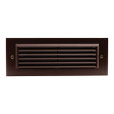 Elco Lighting PST4BZ Brick Louver Faceplate Replacement, Bronze Finish