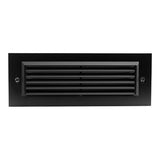 Elco Lighting PST4B Brick Louver Faceplate Replacement, Black Finish