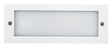 Elco Lighting PST5W Brick Open Faceplate Replacement, White Finish