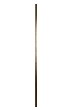 Dabmar Lighting PT-17-BZ 17' Steel Direct Burial Pole 3 in. O.D Galvanized Pipe, Bronze Finish