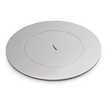 Lew Electric MOI4-SLB-P2-C6-SS-TC Customizable Dual Service Round Concrete Box Threaded Coin Finish Stainless Steel