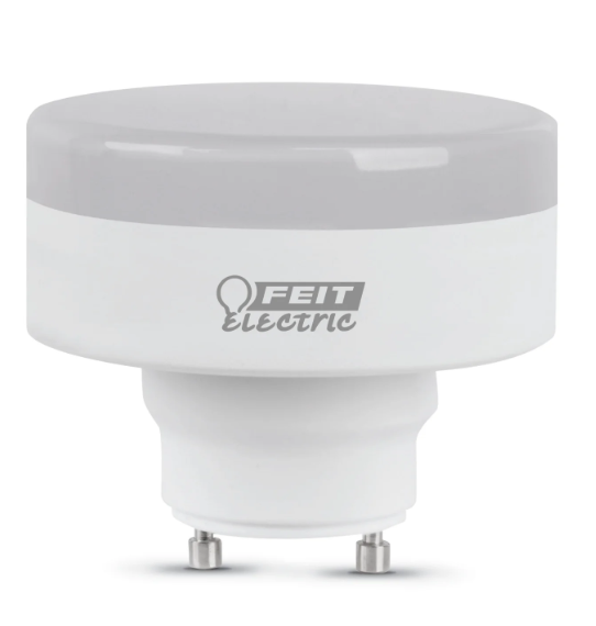 Feit Electric PU60/830/LED/GU24 60-Watt Equivalent Dimmable GU24 Base Squat Specialty LED Light Color Temperature 3000K, Wattage 11W, Voltage 120V 6 Pack