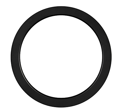 Lew Electric PUR2-BK-Q-SF Extended Flange for PUR2 Series Pop Ups, 4.25", Metal, Glass Black Finish