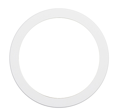 Lew Electric PUR2-WT-SF Extended Flange for PUR2 Series Pop Ups, 4.25", Metal, White Finish