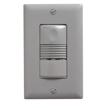 Wattstopper PW-100-24-G Wall Switch Sensor - PIR - Auto ON - 24V - Gray Finish