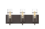 Eurofase Lighting 34134-023 Pista 3 Light 19" Wide Bathroom Vanity Light, Wattage 180W, Bronze Finish