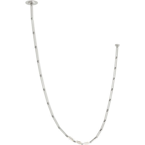 Visual Comfort Architectural SLCH72527PNS Modern 118 Catena LED Link Chandelier Ceiling Light - 120-277V - CCT: 2700K - Finish: Polished Nickel