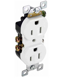 Orbit R15-SI 15A Duplex Receptacle Self-grounding Ivory Finish