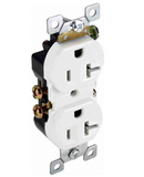 Orbit R20-SI 20A Duplex Receptacle Self-grounding Ivory Finish