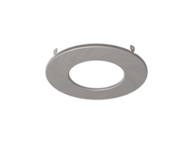 DALS Lighting RACC-TRIM3-SN 3 Inch Recessed LED Trim, Satin Nickel Finish, Snap-In Decorative Accessory