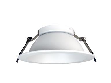 MaxLite RADR-8WWTA Recessed Architectural Downlight Reflector, 8 Inch Round, White Reflector, White Trim, TAA