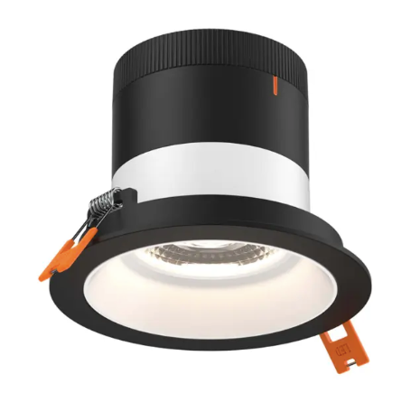 Dals Lighting RC04-CC-20-RGWH-TWH Versa 4" LED Recessed Downlight, Selectable Wattage 16W, 20W, 24W, Multi-Color Temperature, 2,200 Lumens, 20° Beam Angle, Voltage 120-347V, White Reflector / White Trim