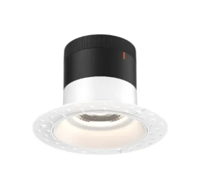 Dals Lighting RC04-CC-35-RGWH-TL Versa 4" LED Modular Recessed Downlight, Selectable Wattage, Multi-Color Temperature, Lumens 2200 lm, 35° Beam Angle, Voltage 120-347V, White Reflector / Trimless