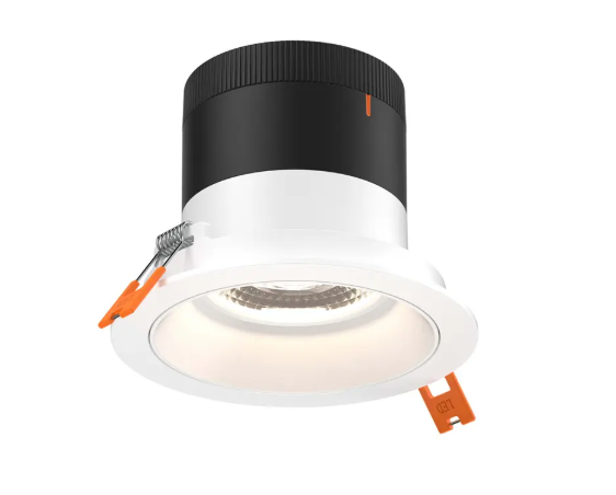 Dals Lighting RC06-CC-20-RGWH-TWH Versa 6" LED Recessed Downlight, Selectable Wattage, Multi-Color Temperature, Lumens 3000 lm, 20° Beam Angle, Voltage 120-347V, White Reflector / White Trim
