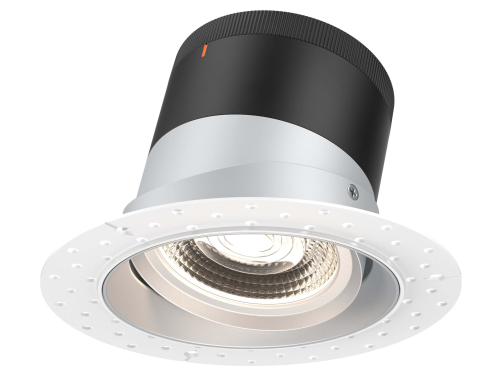 Dals Lighting RC06-CC-35-GMBAZ-TL 6 Inch Modular Downlight, 5CCT, 35 degree Beam Angle, Gimbal Reflector, Alzak Finish, Trimless