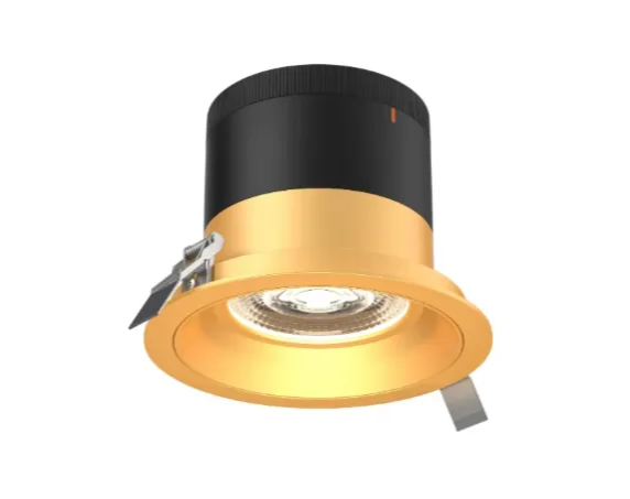 Dals Lighting RC06-CC-35-RGGD-TGD Versa 6" LED Recessed Downlight, Selectable Wattage, Multi-Color Temperature, Lumens 3000 lm, 35° Beam Angle, Voltage 120-347V, Gold Reflector / Gold Trim