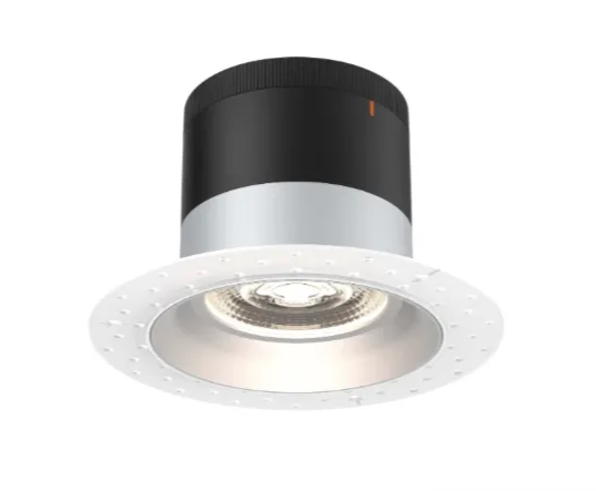 Dals Lighting RC06-CC-60-RGAZ-TL Versa 6" LED Sloped Recessed Downlight, Selectable Wattage, Multi-Color Temperature, Lumens 3,000 lm, 60° Beam Angle, Voltage 120-347V, Alzak Reflector / Trimless