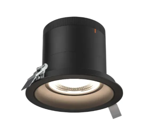 Dals Lighting RC06-CC-60-RGBK-TBK Versa 6" LED Recessed Downlight, Selectable Wattage, Multi-Color Temperature, Lumens 3,000 lm, 60° Beam Angle, Voltage 120-347V, Black Reflector / Black Trim