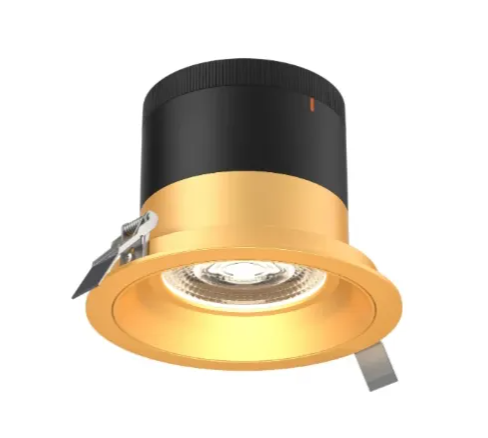 Dals Lighting RC06-CC-60-RGGD-TGD Versa 6" LED Recessed Downlight, Selectable Wattage, Multi-Color Temperature, Lumens 3,000 lm, 60° Beam Angle, Voltage 120-347V, Gold Reflector / Gold Trim