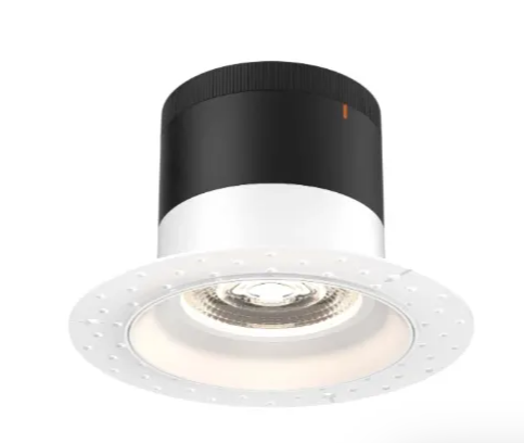 Dals Lighting RC06-CC-60-RGWH-TL Versa 6" LED Recessed Downlight, Selectable Wattage, Multi-Color Temperature, Lumens 3,000 lm, 60° Beam Angle, Voltage 120-347V, White Reflector / Trimless