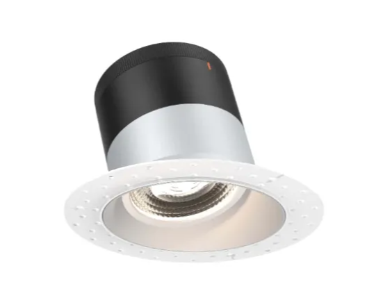 Dals Lighting RC06-CC-60-SLAZ-TL Versa 6" LED Sloped Recessed Downlight, Selectable Wattage, Multi-Color Temperature, Lumens 3,000 lm, 60° Beam Angle, Voltage 120-347V, Alzak Reflector / Trimless