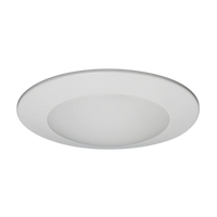 American Lighting RD6-30-WH Ready Disc 6" LED Downlight 6-Pack – 3000K Warm White, 15W, 1050LM, 100° Beam, TRIAC/ELV Dimmable, White
